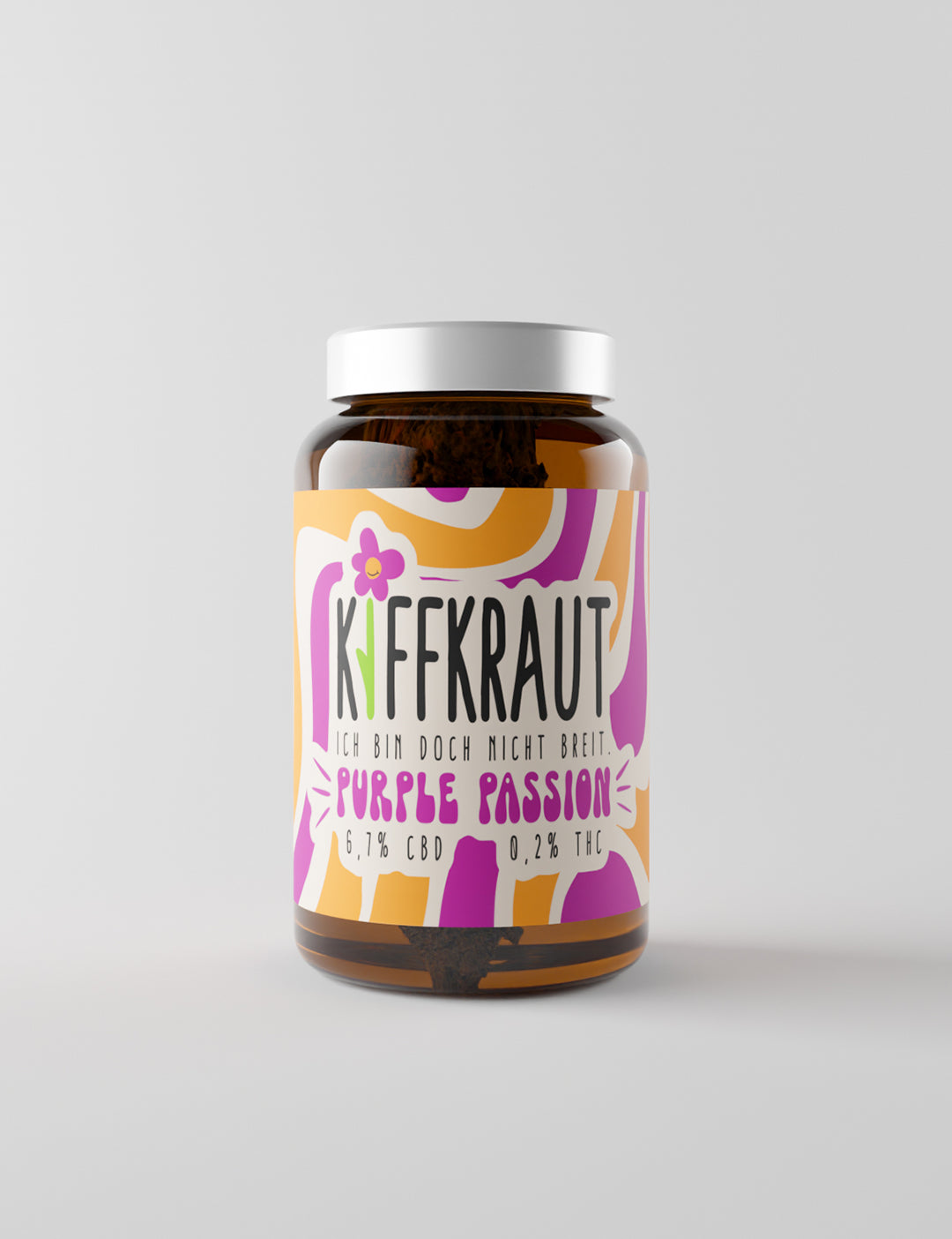 Purple Passion von Kiffkraut – Exotisch-fruchtige CBD-Blüten mit lila Buds und tropischem Maracuja-Aroma. Süß. Stark. Anders.